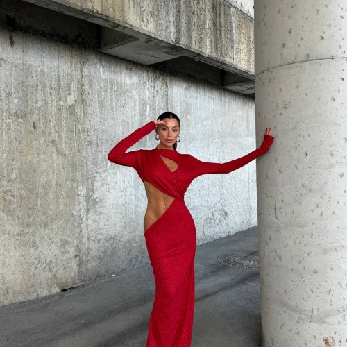 212128 TOPTAN KIRMIZI ABİYE 212128 TOPTAN KIRMIZI ABİYE toptan bayan giyim