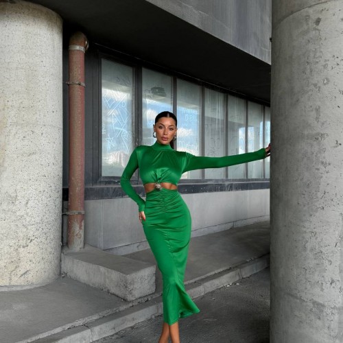 212134 TOPTAN YEŞİL ABİYE 212134 TOPTAN YEŞİL ABİYE toptan bayan giyim