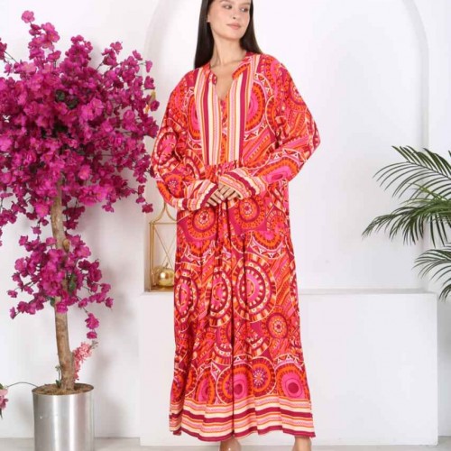 212355 TOPTAN DESENLİ ELBİSE 212355 TOPTAN DESENLİ ELBİSE toptan bayan giyim