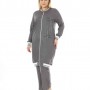 212424 TOPTAN GRİ EŞOFMAN TAKIM toptan bayan giyim