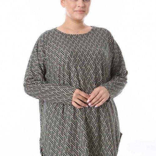 212467 TOPTAN DESENLİ BLUZ toptan bayan giyim