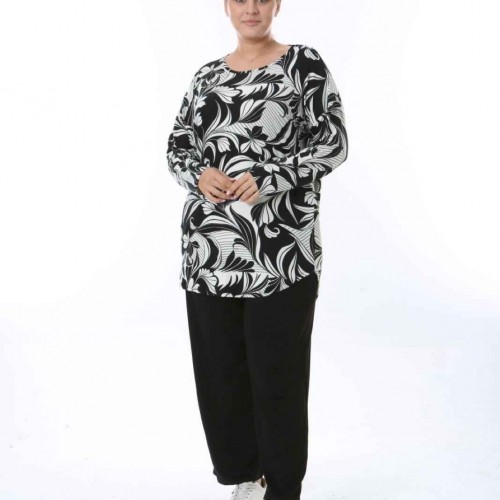 212470 TOPTAN DESENLİ BLUZ toptan bayan giyim