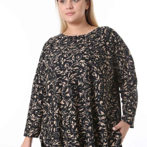 212473 TOPTAN DESENLİ BLUZ 212473 TOPTAN DESENLİ BLUZ toptan bayan giyim