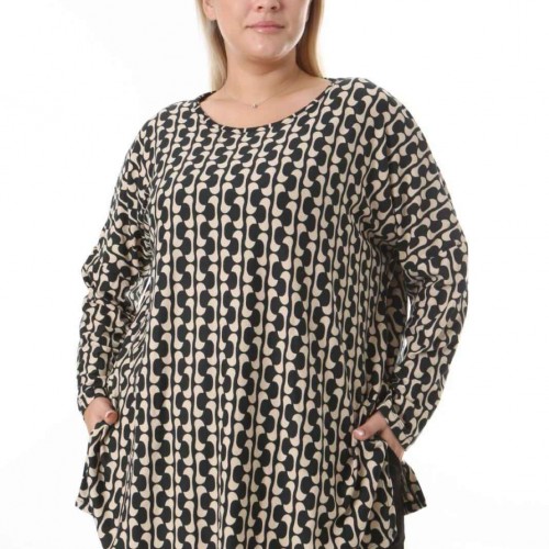 212477 TOPTAN DESENLİ BLUZ toptan bayan giyim