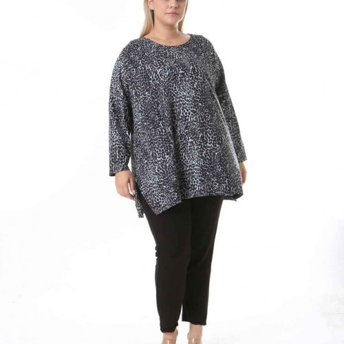 212487 TOPTAN DESENLİ BLUZ toptan bayan giyim