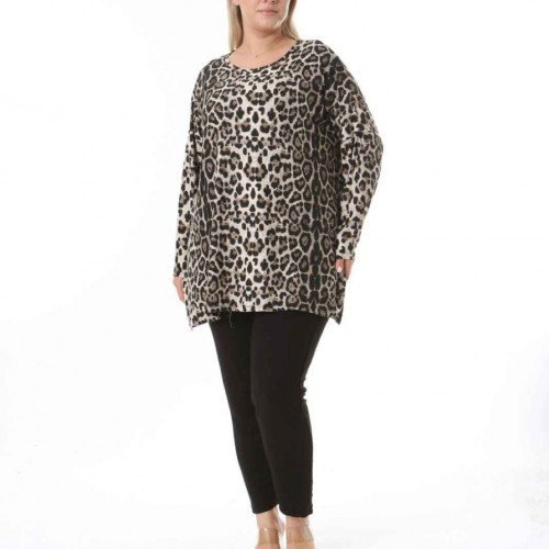 212492 TOPTAN DESENLİ BLUZ toptan bayan giyim