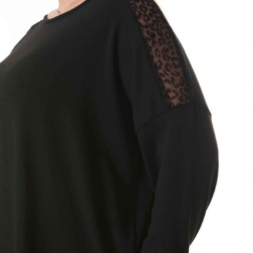 212522 TOPTAN SİYAH BLUZ toptan bayan giyim