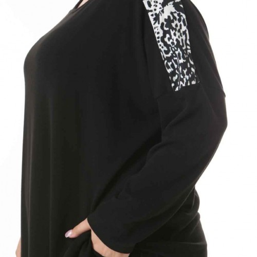 212526 TOPTAN SİYAH BLUZ 212526 TOPTAN SİYAH BLUZ toptan bayan giyim