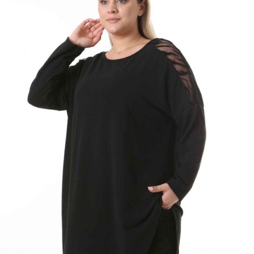 212529 TOPTAN SİYAH BLUZ toptan bayan giyim