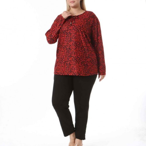 212553 TOPTAN DESENLİ BLUZ toptan bayan giyim