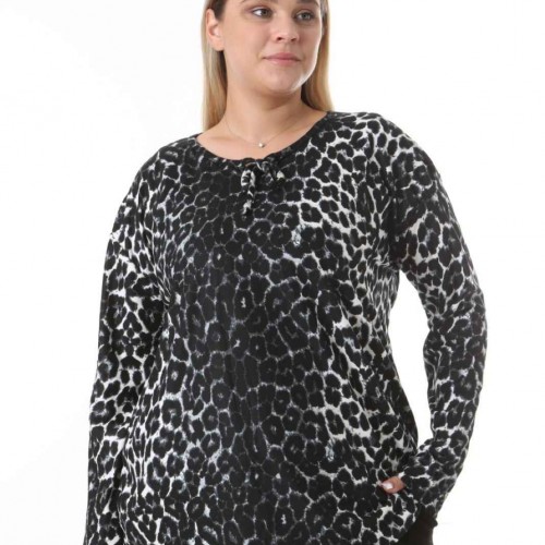 212559 TOPTAN DESENLİ BLUZ toptan bayan giyim