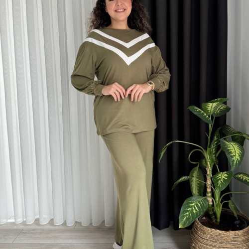 212972 TOPTAN HAKİ PANTOLON TAKIM 212972 TOPTAN HAKİ PANTOLON TAKIM toptan bayan giyim