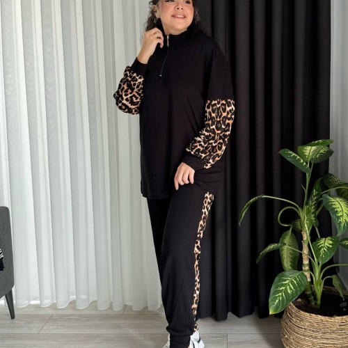 212977 TOPTAN SİYAH EŞOFMAN TAKIM 212977 TOPTAN SİYAH EŞOFMAN TAKIM toptan bayan giyim