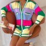 213046 striped CARDIGAN
