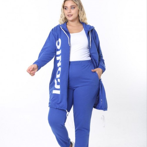 213275 TOPTAN MAVİ EŞOFMAN TAKIM toptan bayan giyim