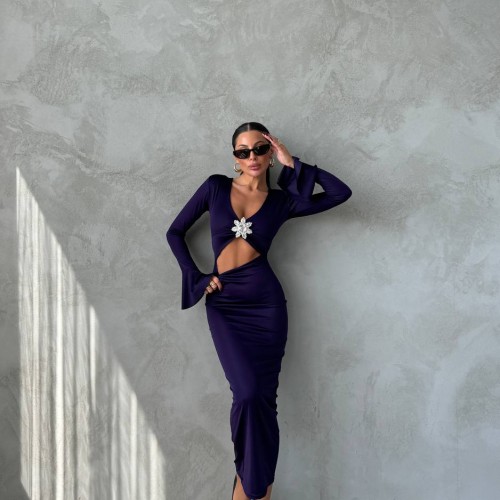 213863 TOPTAN MOR ELBİSE 213863 TOPTAN MOR ELBİSE toptan bayan giyim