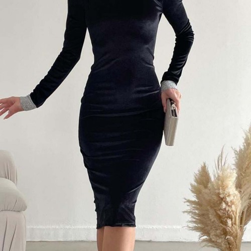 213949 TOPTAN SİYAH ELBİSE 213949 TOPTAN SİYAH ELBİSE toptan bayan giyim