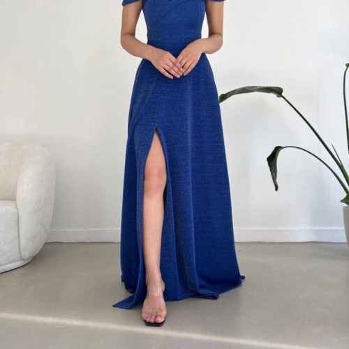 213977 TOPTAN SAKS ABİYE toptan bayan giyim