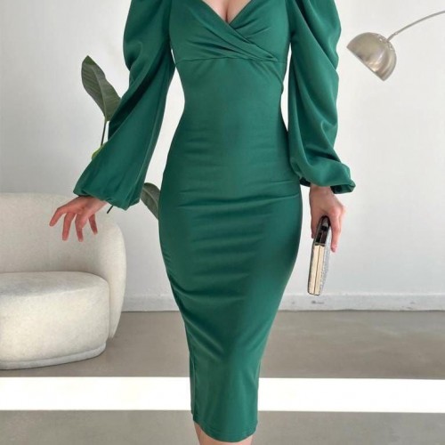 213993 TOPTAN ZÜMRÜT YEŞİL ELBİSE 213993 TOPTAN ZÜMRÜT YEŞİL ELBİSE toptan bayan giyim