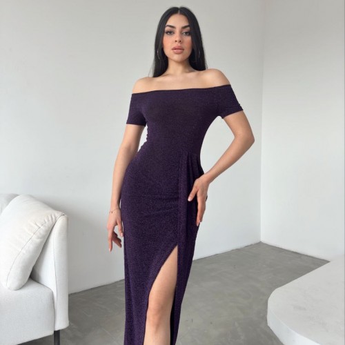 214188 TOPTAN MOR ABİYE toptan bayan giyim