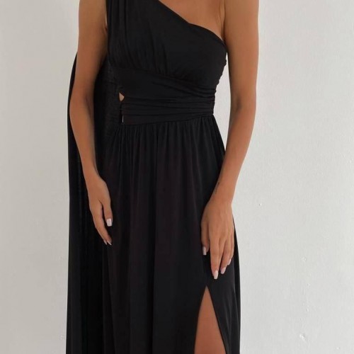 214283 TOPTAN SİYAH ABİYE toptan bayan giyim