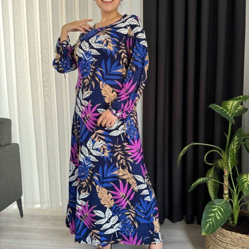 214324 TOPTAN DESENLİ ELBİSE 214324 TOPTAN DESENLİ ELBİSE toptan bayan giyim