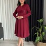 214345 TOPTAN BORDO ELBİSE 214345 TOPTAN BORDO ELBİSE toptan bayan giyim