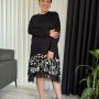 214350 TOPTAN SİYAH ELBİSE toptan bayan giyim