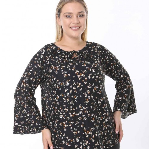 214402 TOPTAN DESENLİ BLUZ toptan bayan giyim