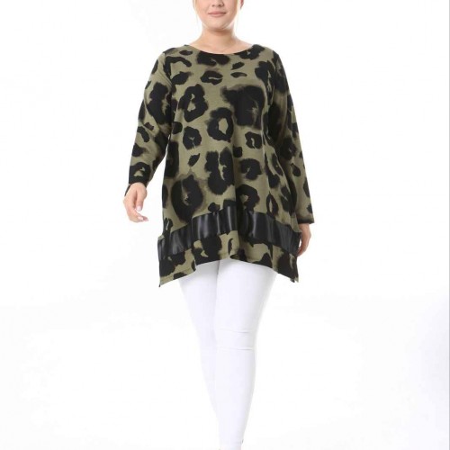 214426 TOPTAN DESENLİ BLUZ toptan bayan giyim