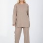 214471 TOPTAN BEJ PANTOLON TAKIM toptan bayan giyim