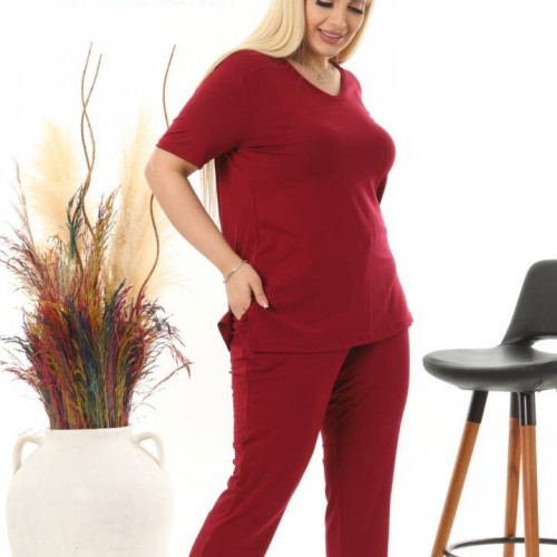 216099 TOPTAN HAKİ EŞOFMAN TAKIM toptan bayan giyim