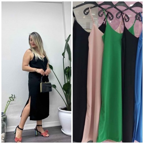 216174 TOPTAN LACİVERT ELBİSE toptan bayan giyim