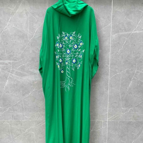 216270 TOPTAN YEŞİL ELBİSE toptan bayan giyim