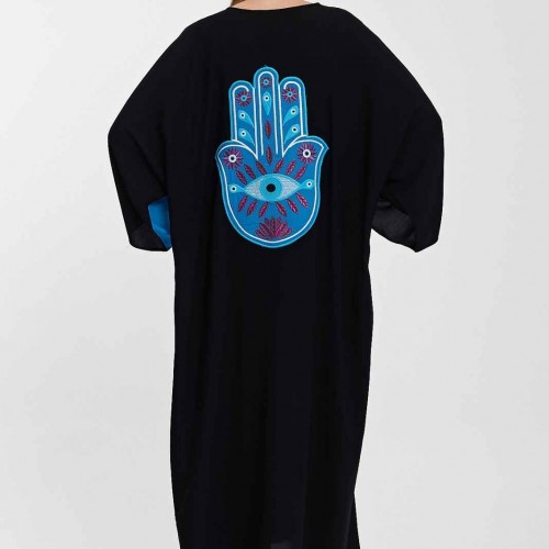 216329 TOPTAN SİYAH ELBİSE toptan bayan giyim