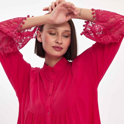 216330 TOPTAN FUŞYA ELBİSE toptan bayan giyim