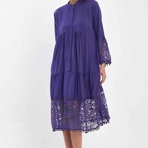 216333 TOPTAN MOR ELBİSE toptan bayan giyim