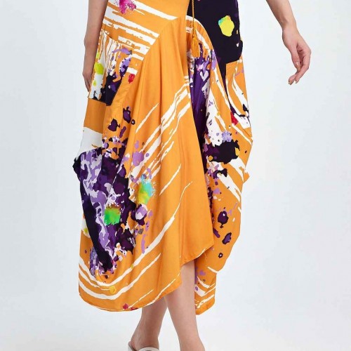 216366 TOPTAN DESENLİ ETEK toptan bayan giyim