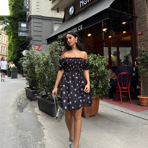 216500 TOPTAN DESENLİ ELBİSE toptan bayan giyim