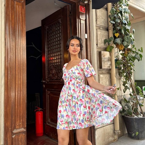 216509 TOPTAN DESENLİ ELBİSE 216509 TOPTAN DESENLİ ELBİSE toptan bayan giyim