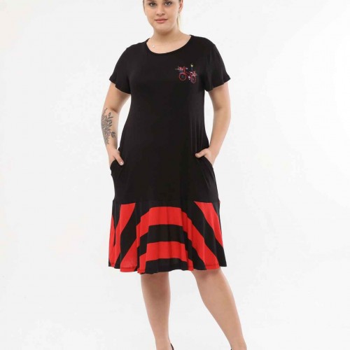 216662 TOPTAN DESENLİ ELBİSE 216662 TOPTAN DESENLİ ELBİSE toptan bayan giyim