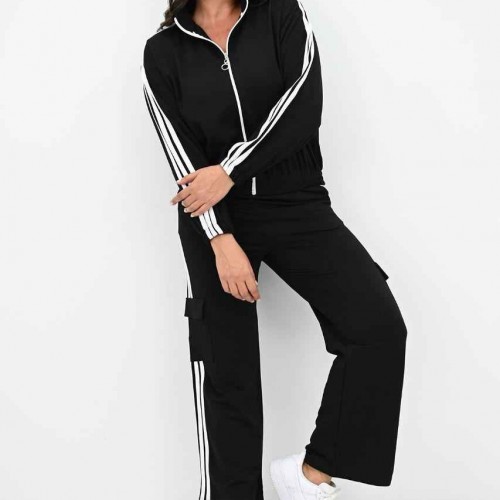 217413 TOPTAN SİYAH EŞOFMAN TAKIM 217413 TOPTAN SİYAH EŞOFMAN TAKIM toptan bayan giyim