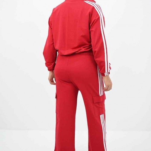 217414 TOPTAN KIRMIZI EŞOFMAN TAKIM toptan bayan giyim