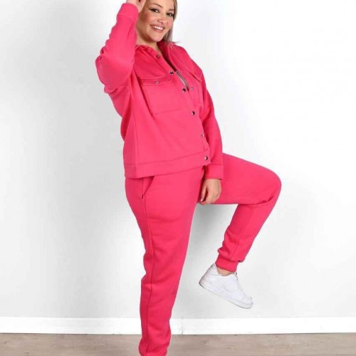 217423 TOPTAN FUŞYA EŞOFMAN TAKIM toptan bayan giyim