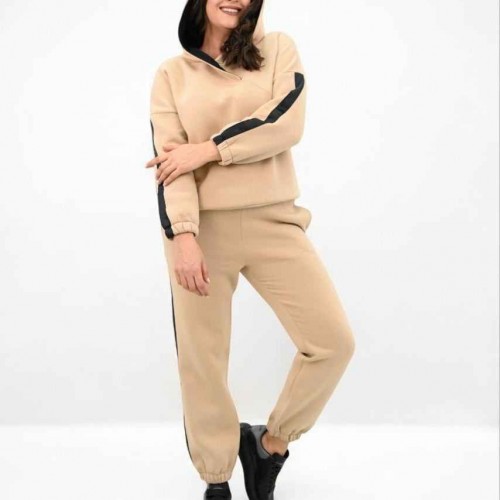 217435 TOPTAN BEJ EŞOFMAN TAKIM 217435 TOPTAN BEJ EŞOFMAN TAKIM toptan bayan giyim