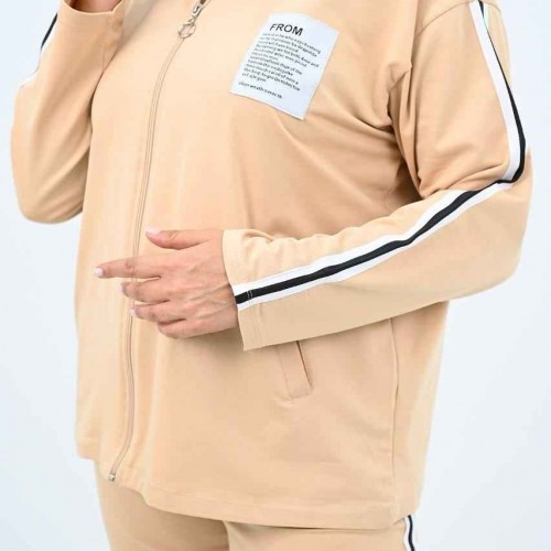 217453 TOPTAN BEJ EŞOFMAN TAKIM 217453 TOPTAN BEJ EŞOFMAN TAKIM toptan bayan giyim