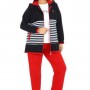 217507 TOPTAN ÇİZGİLİ EŞOFMAN TAKIM toptan bayan giyim