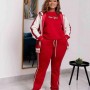 217510 TOPTAN KIRMIZI EŞOFMAN TAKIM toptan bayan giyim