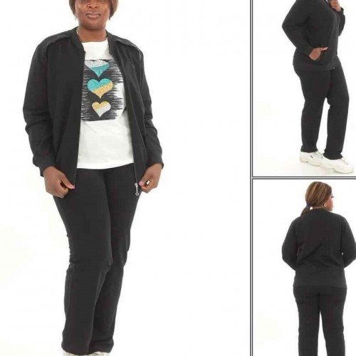 217521 TOPTAN SİYAH EŞOFMAN TAKIM 217521 TOPTAN SİYAH EŞOFMAN TAKIM toptan bayan giyim