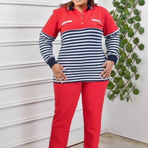 217526 TOPTAN KIRMIZI EŞOFMAN TAKIM toptan bayan giyim